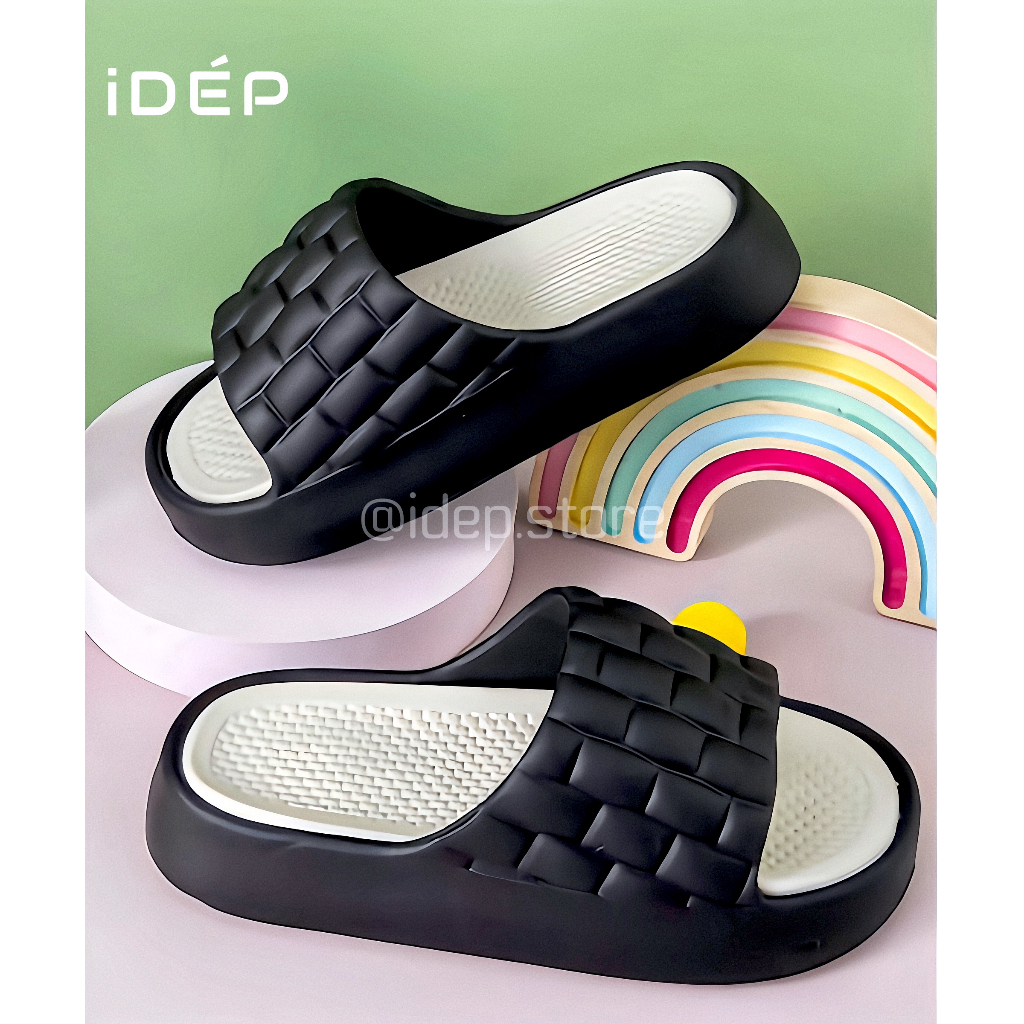 Dép Bánh Mì Nữ Nam Caro EVA Cao Cấp Đế Cao 3.5CM Tôn Dáng Siêu Nhẹ 𝐢𝐃É𝐏 𝐃𝐋𝟑𝟎𝟕