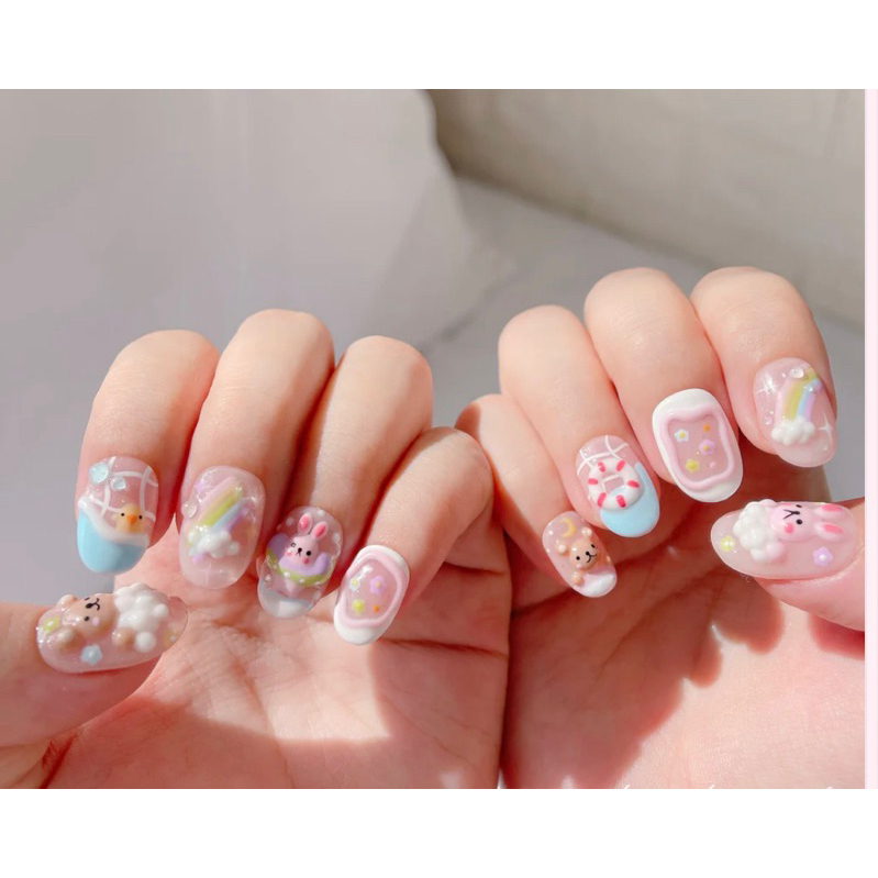 Móng úp thỏ gấu mây