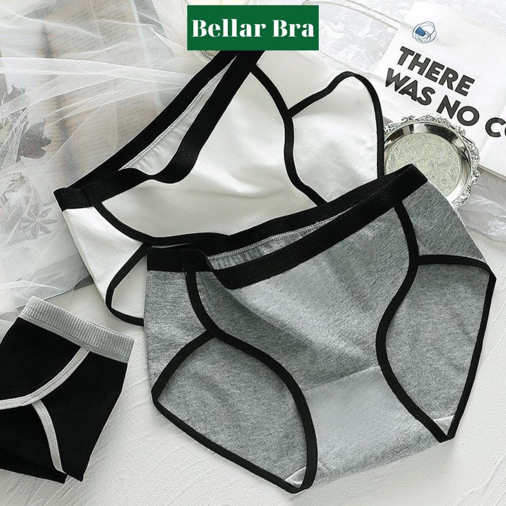 Quần lót nữ cotton - Quần chip nữ cute ôm dáng đáy kháng khuẩn mềm mại thoáng mát Bellar L3278