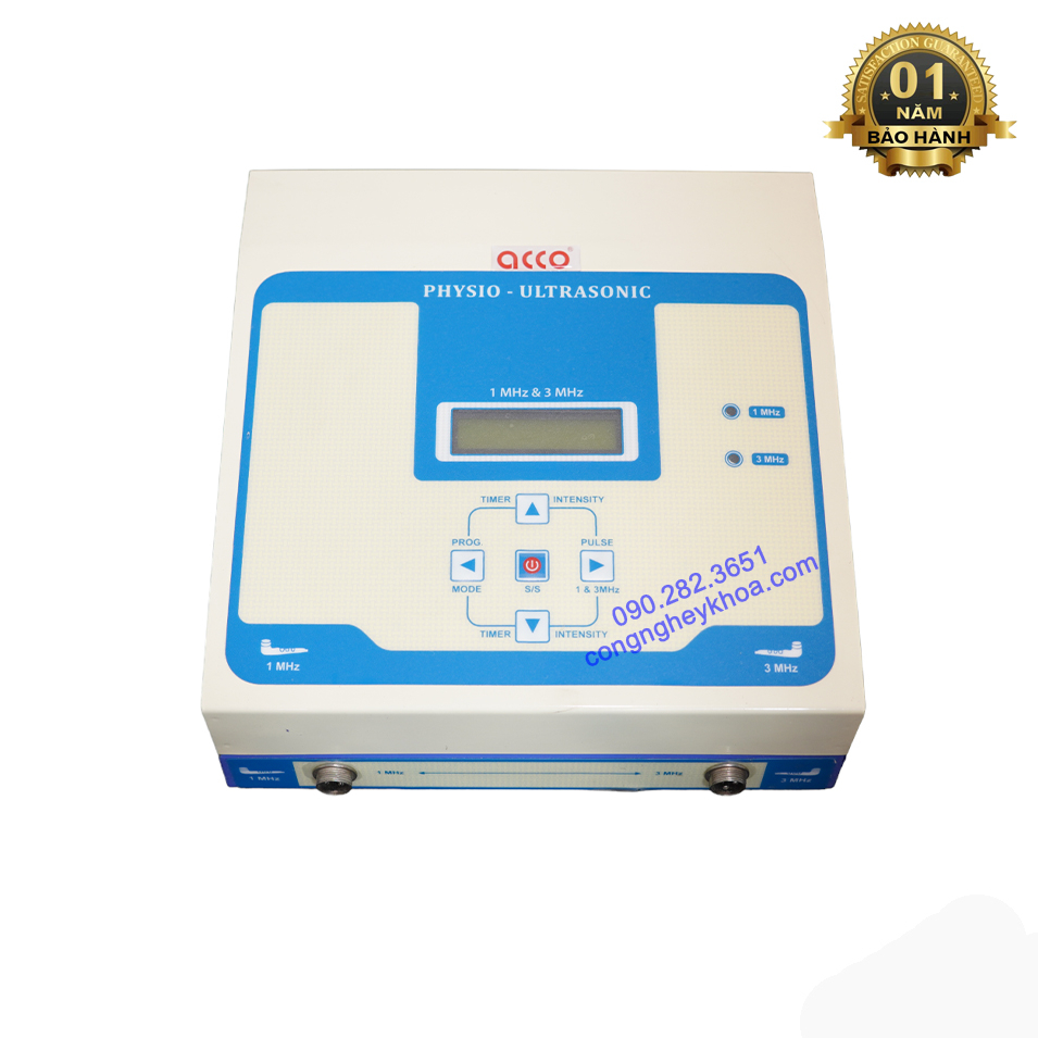 Máy siêu âm trị liệu đa tần 2 đầu dò Physio Ultrasonic