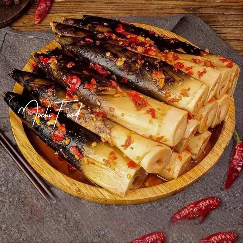 Măng Cay Tứ Xuyên 💖𝑭𝑹𝑬𝑬 𝑺𝑯𝑰𝑷💖 Măng muối chua cay loại nguyên vỏ gói 500g