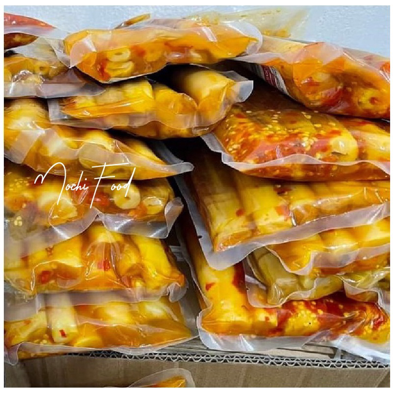 Măng Cay Tứ Xuyên 💖𝑭𝑹𝑬𝑬 𝑺𝑯𝑰𝑷💖 Măng muối chua cay loại nguyên vỏ gói 500g