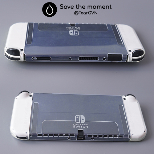 Ốp dẻo TPU  bảo vệ thân máy và Joy-con cho Nintendo Switch Oled