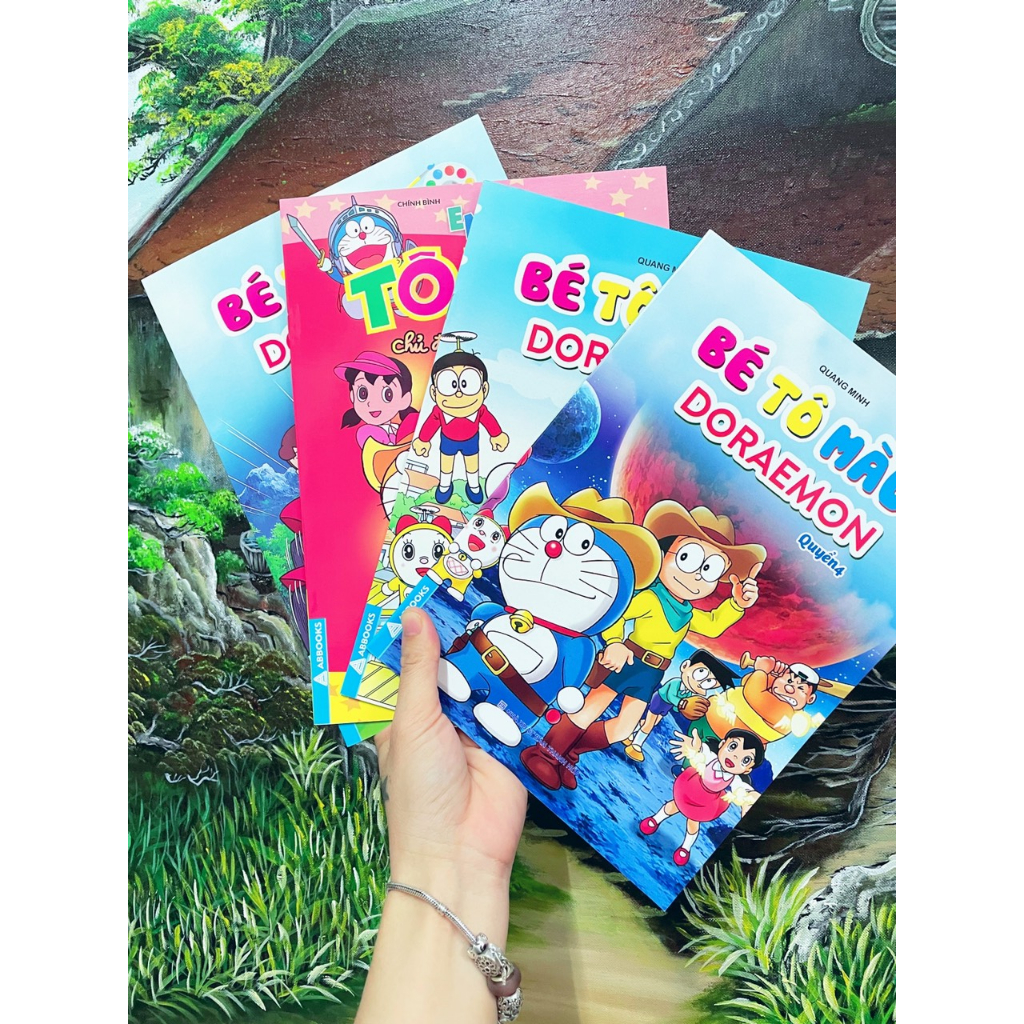 Tô màu doraemon kèm sticker