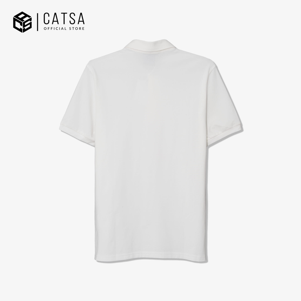 Áo thun polo nhiều màu CATSA 100% cotton thoáng mát, thấm hút mồ hôi ATP205 - 208 - 211 - 215 - 213 - 219