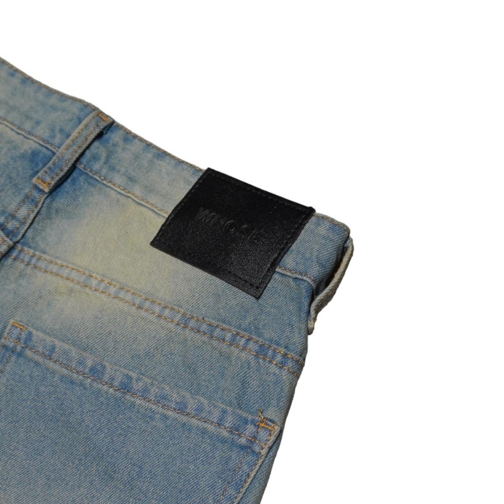 SKY BLUE BAGGY JEANS - Quần jeans Whose ống rộng 1116