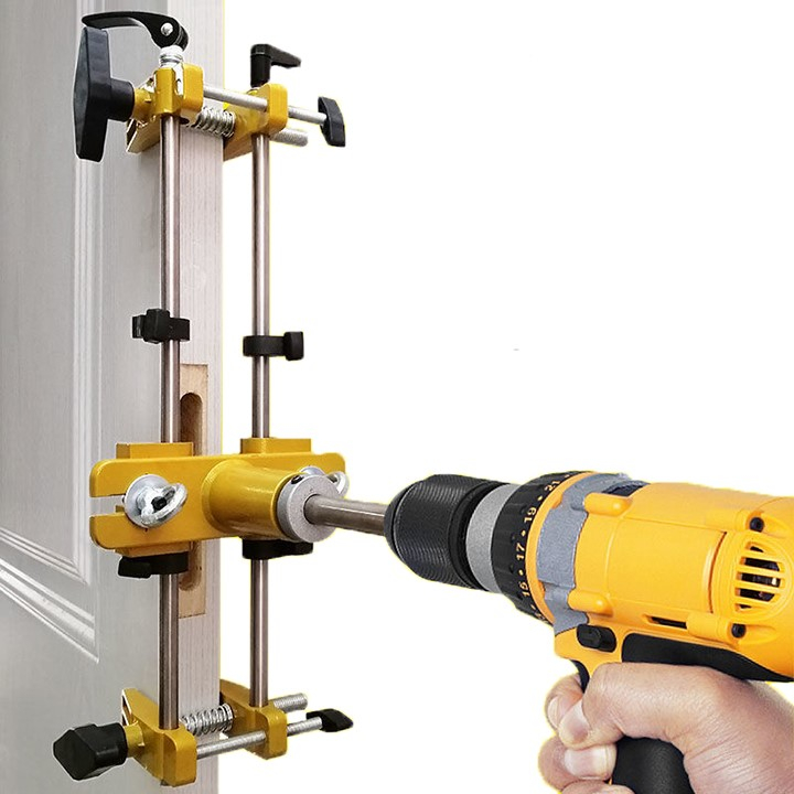 BỘ CỮ KHOAN KHÓA CỬA GỖ ( TẶNG 3 MŨI KHOAN KHÓA HỢP KIM )