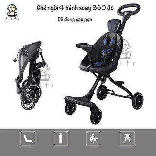 Xe đẩy dạo chơi em be gấp gọn Baobaohao V3-S Hàng Cao Cấp