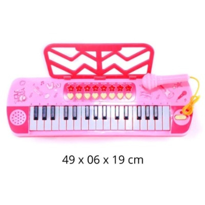Đàn piano cho bé kèm mic hát karaoke đồ chơi có nhạc vui nhộn