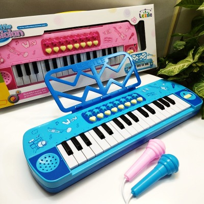 Đàn piano cho bé kèm mic hát karaoke đồ chơi có nhạc vui nhộn