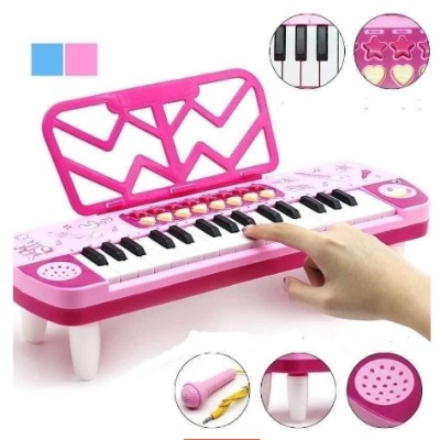 Đàn piano cho bé kèm mic hát karaoke đồ chơi có nhạc vui nhộn