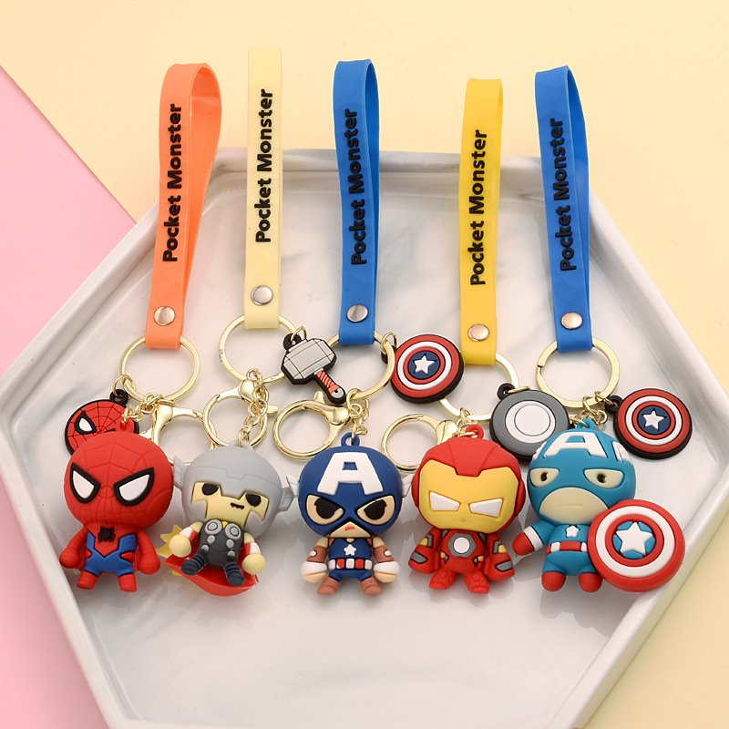 Móc Khoá Siêu Anh Hùng Marvel - Móc Treo Chìa Khoá/Treo Balo Kuboshop