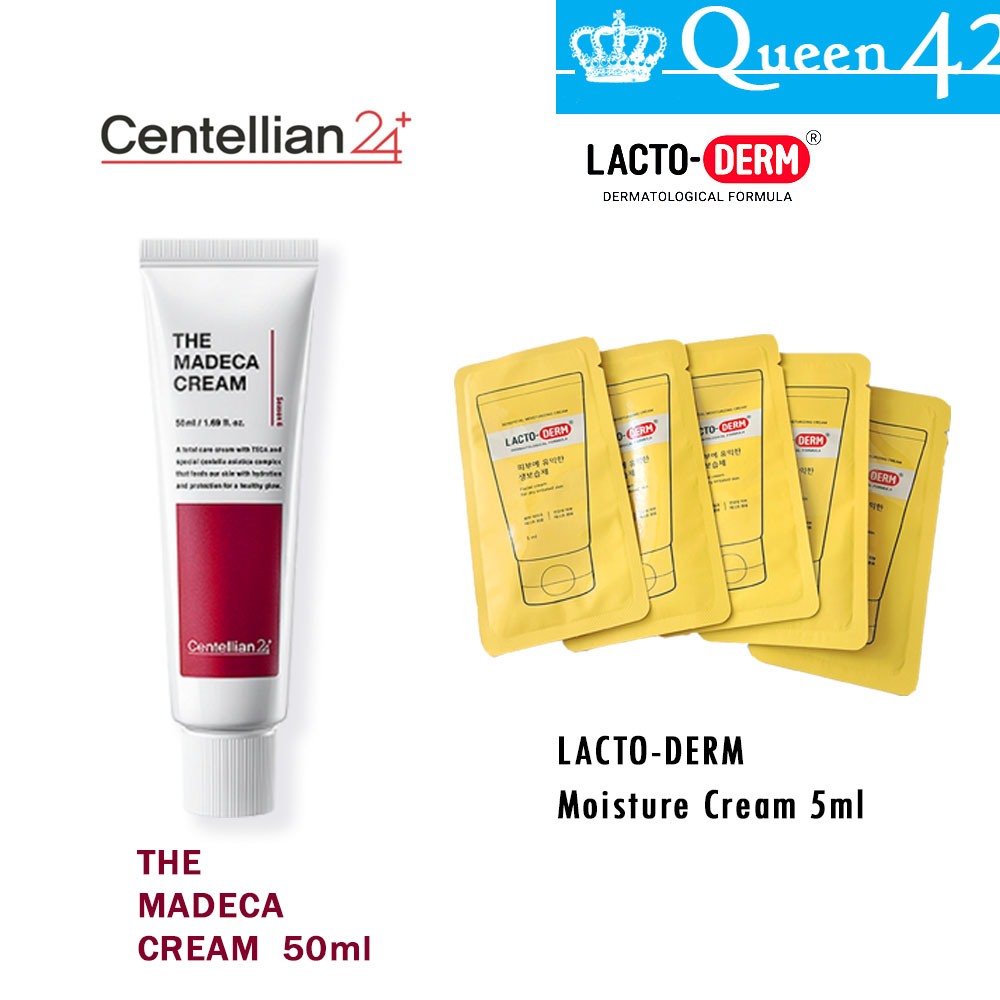 Madeca Cream  + Lactoderm mini kits, Moisturizer Facial Cream, Dongkook Lacto derm Korea