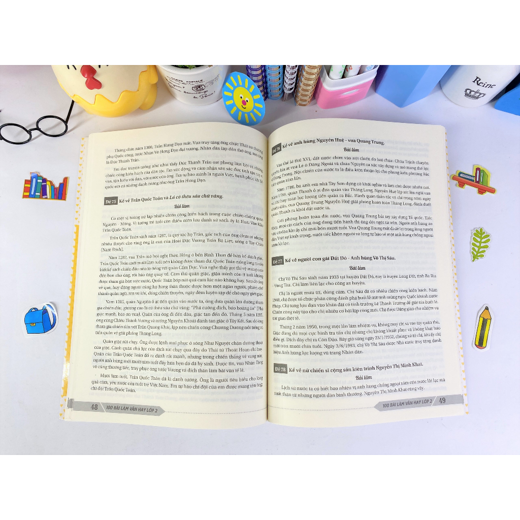 Sách 100 bài làm văn hay lớp 2 - ndbooks