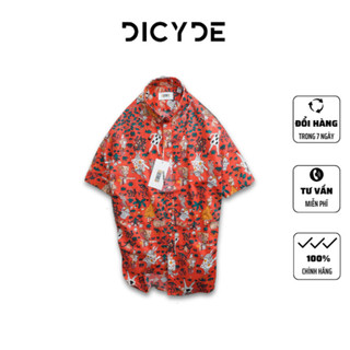 Áo sơ mi nam cộc tay họa tiết dicyde n.ud.12 cao cấp