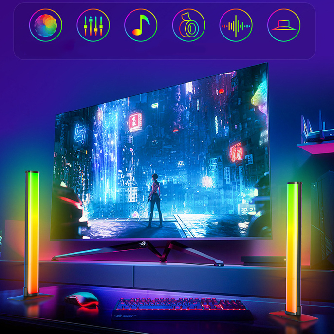 BỘ THANH LED RGB KESHU SKSJZ17 30CM