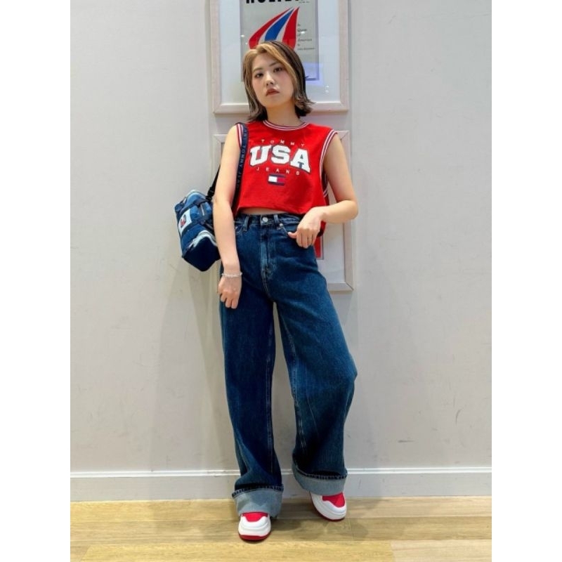 Túi Tommy Jean Denim Micro Duffel Bag