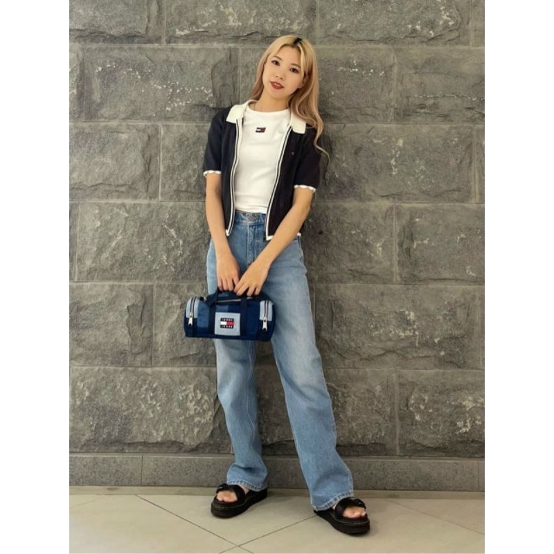 Túi Tommy Jean Denim Micro Duffel Bag