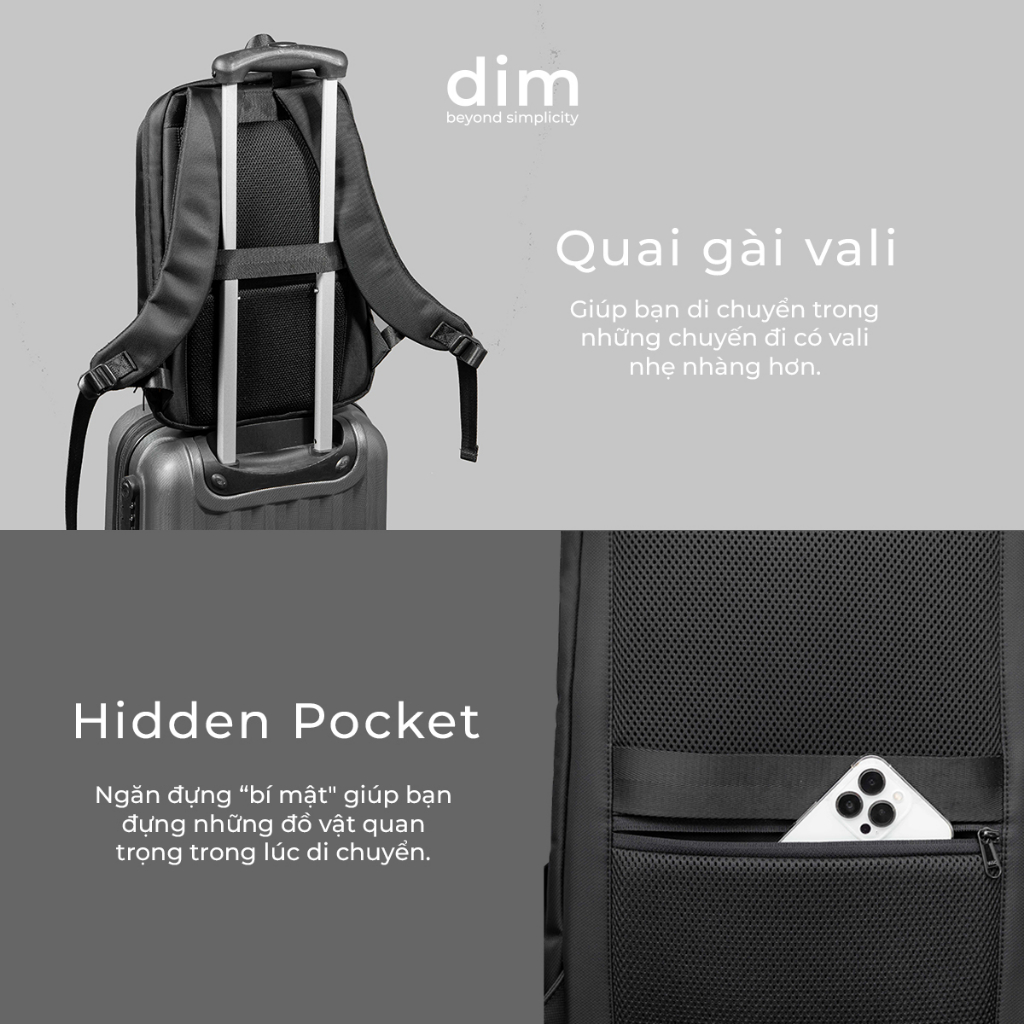 Balo DIM Smart Backpack