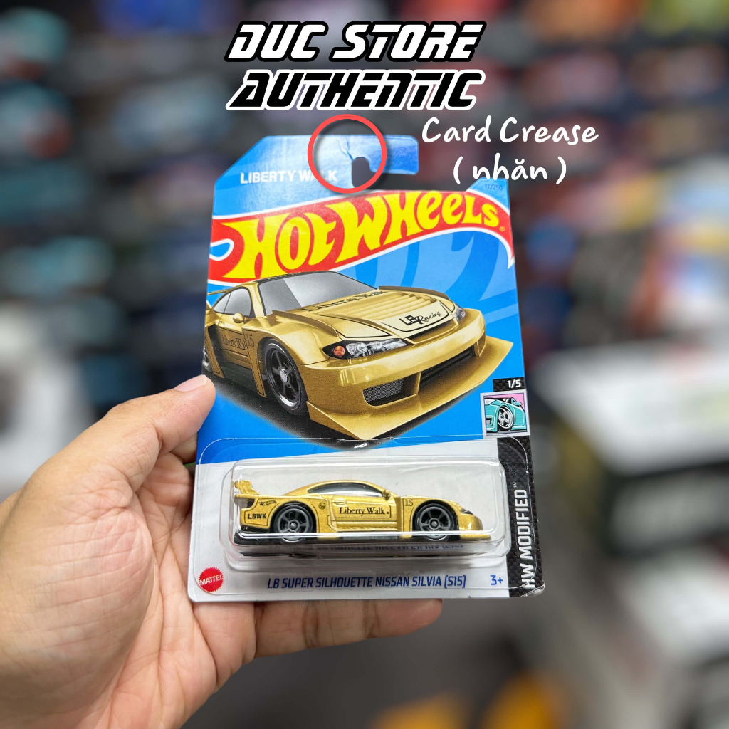ducstore.vn Xe mô hình HKK47 Hot Wheels LB Super Silhouette Nissan Silvia (S15) - Crease Card