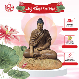 Tôn Tượng Thích Ca 30cm đồ thờ phong thủy mỹ thuật Sen Việt