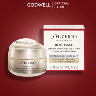 Kem dưỡng mắt shiseido - benefiance wrinkle smoothing eye cream 15ml