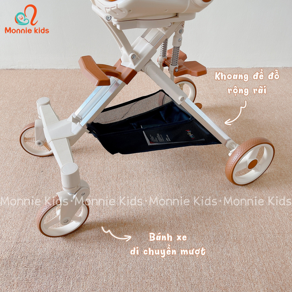 Xe đẩy gấp gọn Playkids X6-4 , Xe đẩy cho bé sơ sinh