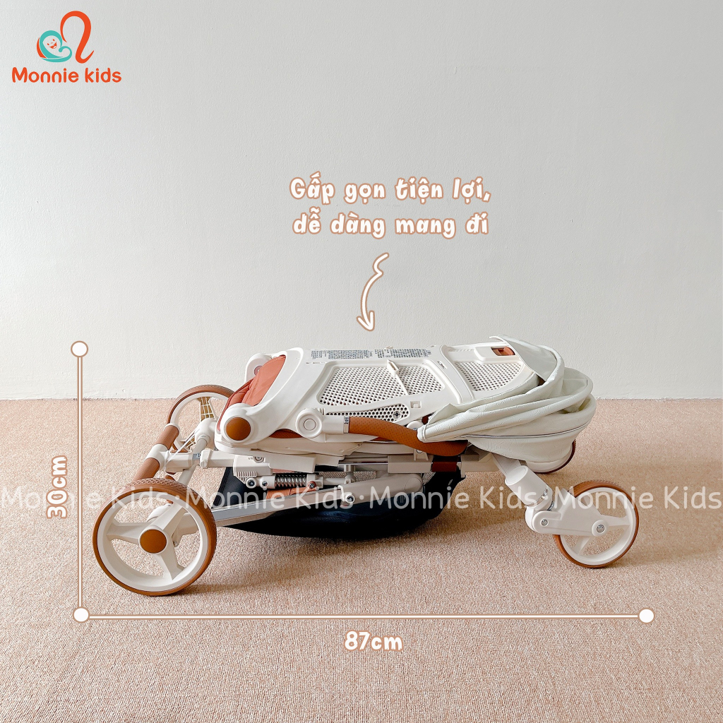 Xe đẩy gấp gọn Playkids X6-4 , Xe đẩy cho bé sơ sinh