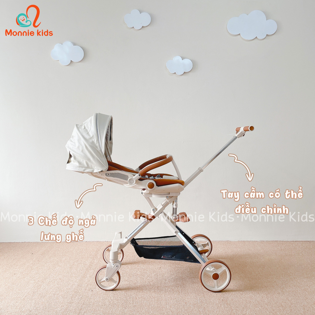 Xe đẩy gấp gọn Playkids X6-4 , Xe đẩy cho bé sơ sinh