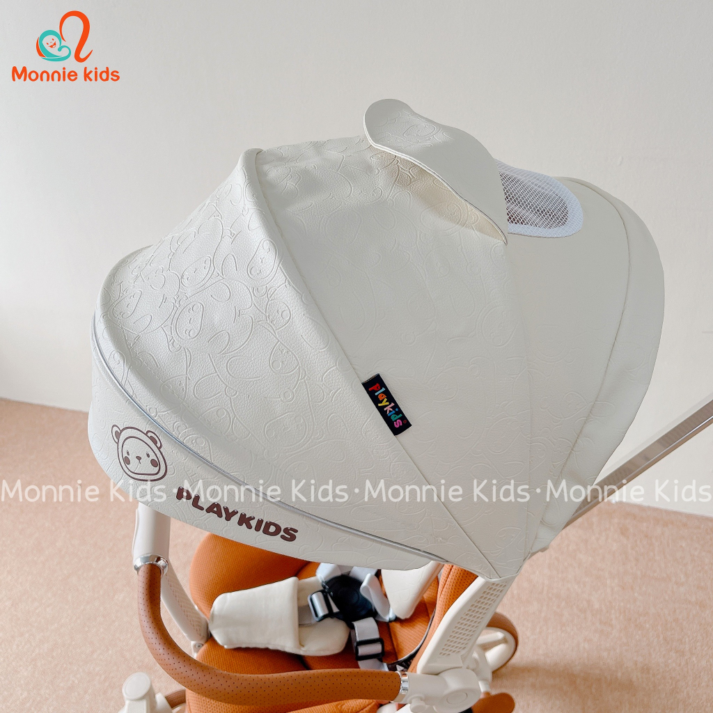 Xe đẩy gấp gọn Playkids X6-4 , Xe đẩy cho bé sơ sinh