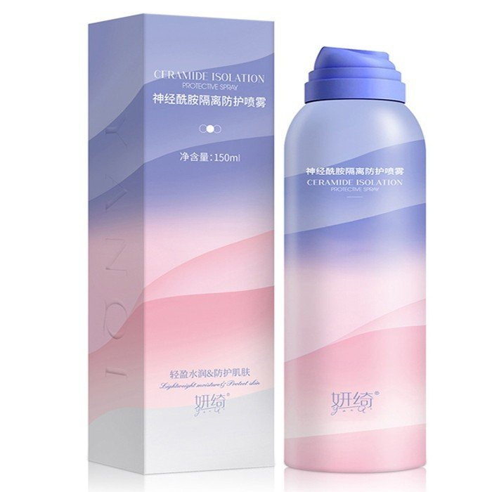 Bình Xịt Chống Nắng Yanqi 150ML - Xịt bảo vệ Yanqi Ceramide Dưỡng ẩm Suyan Xịt chống nắng