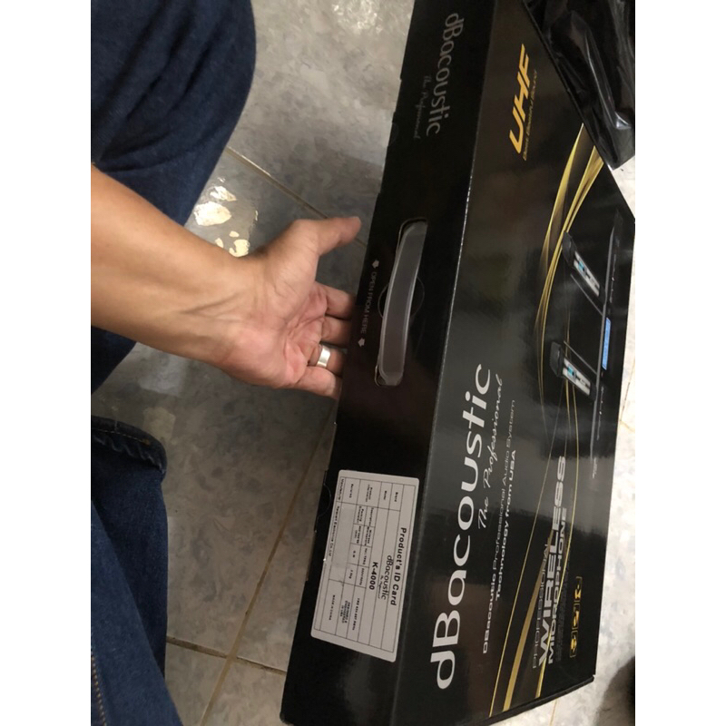 Micro karaoke không dây chính hãng dBacoustic K-4000