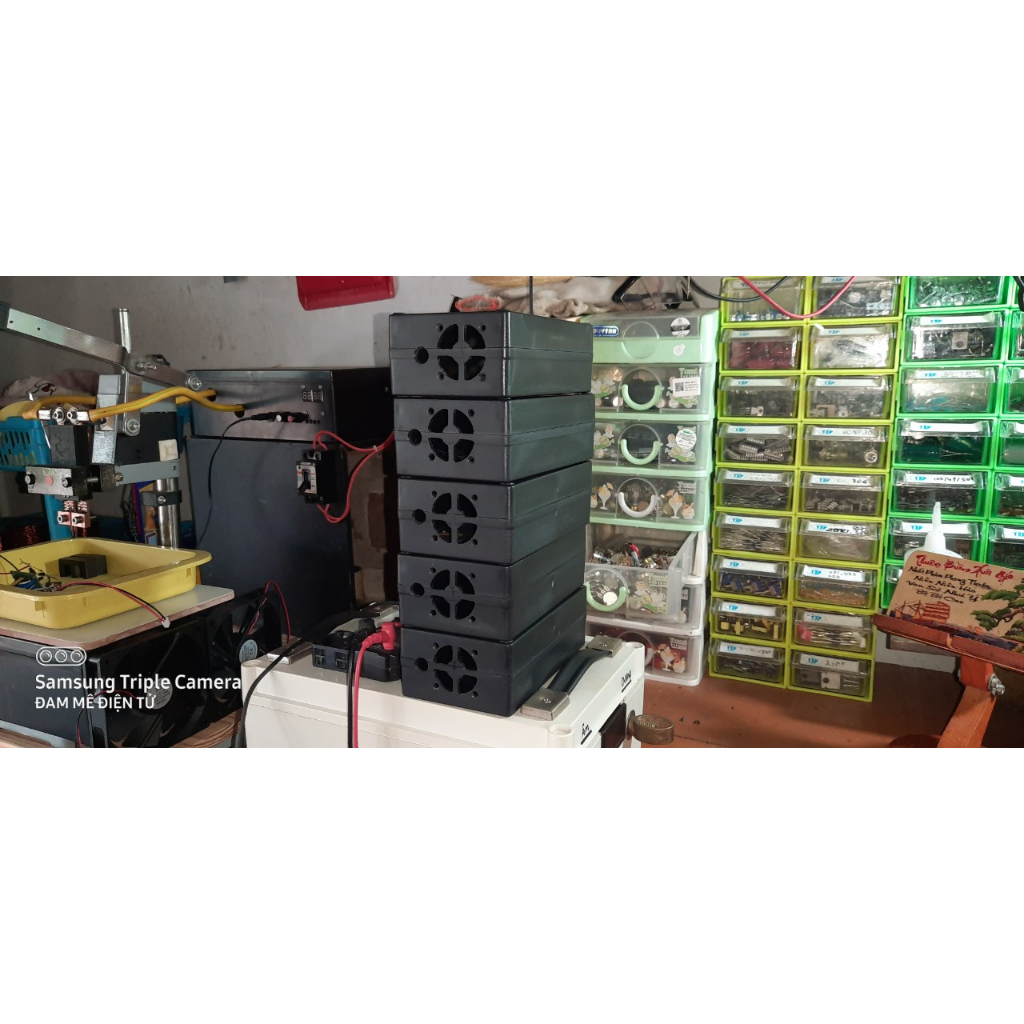 Hộp nhựa WANCHI phay CNC khoan sẳn cho mạch 6 fet NHỎ IGBT 168x92x56mm