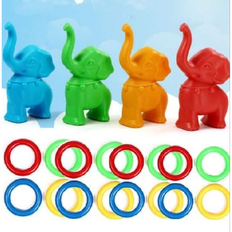 Thú ném vòng mẫu voi