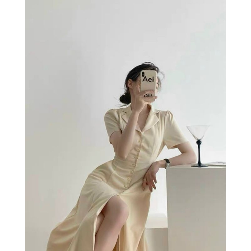Đầm vest midi thiết kế Chocco size L