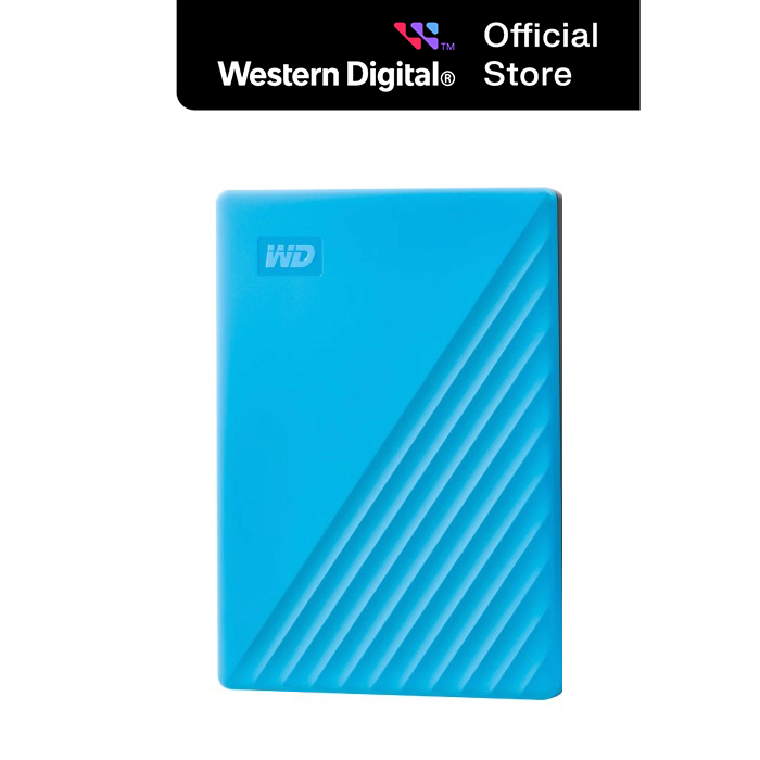 [Mã ELCL12 giảm 9% đơn 300K] Ổ cứng di động Western Digital WD My Passport 2.5'' USB 3.2 4TB Xanh - WDBPKJ0040BBL