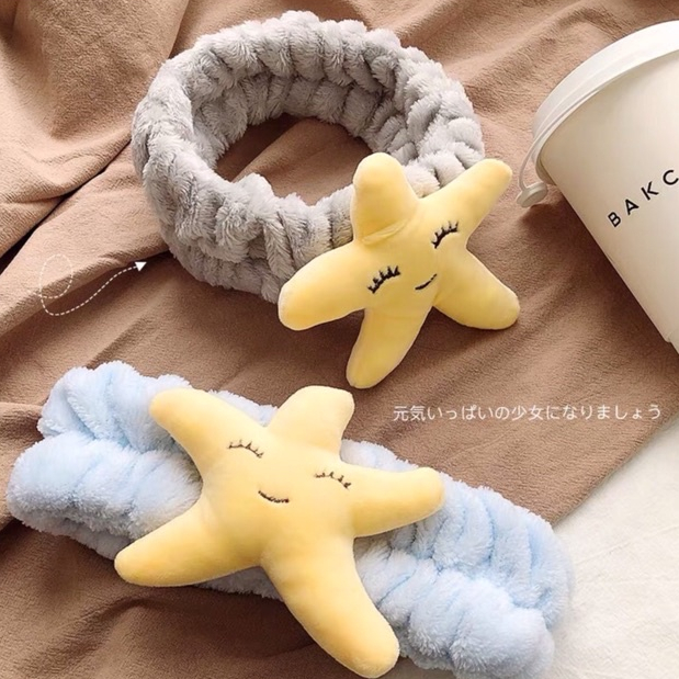 Băng đô rửa mặt sao biển cute BD16