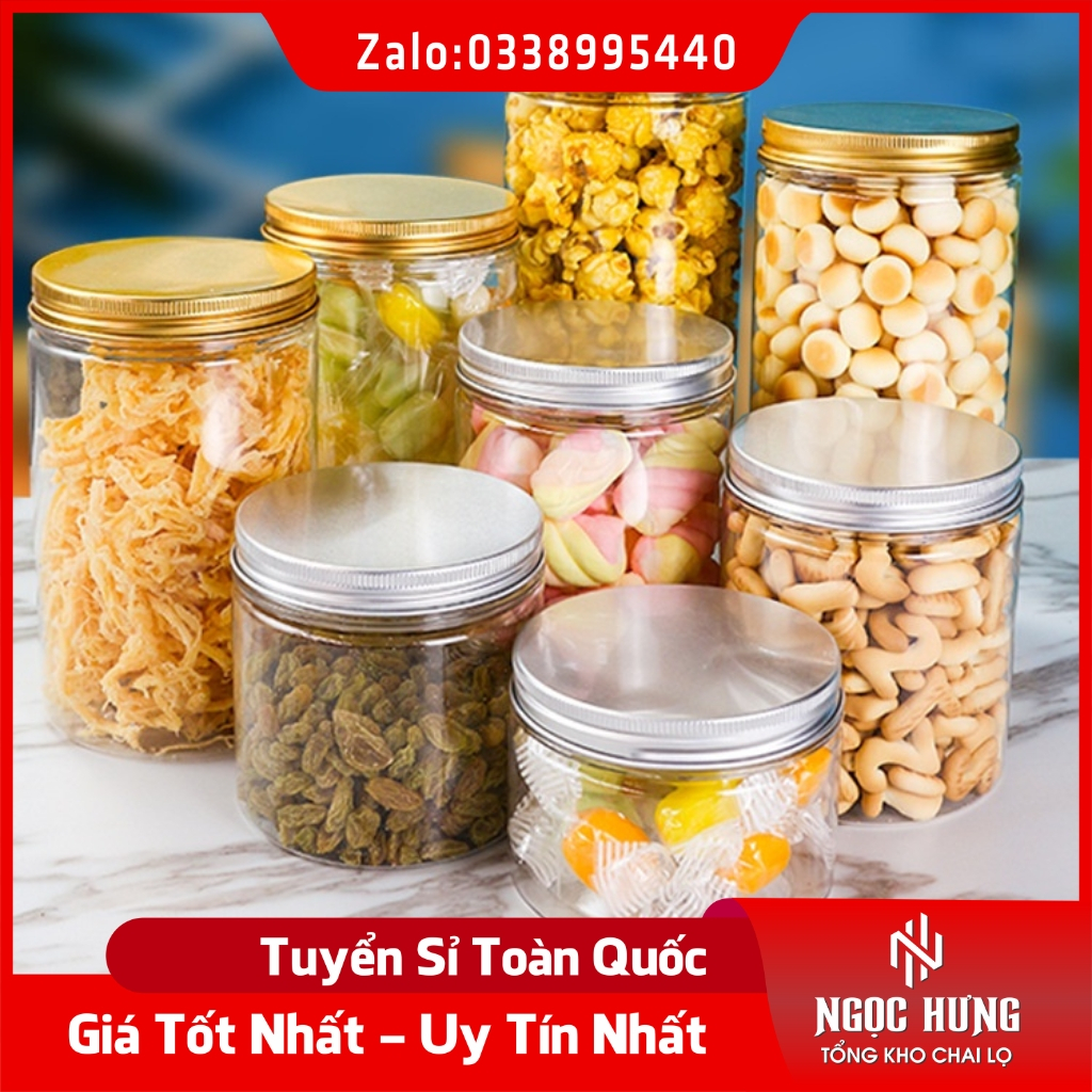 HŨ NHỰA PET NHÔM CAO CẤP 50g/100g/200g Chiết Mỹ Phẩm - Hũ Đựng Kem