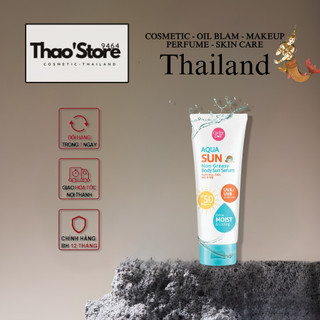 Serum chống nắng cathy doll aqua sun non greasy body sun spf50 / glow & cover body makeup sun spf30 138ml cathy doll