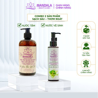  Nước Tắm Tạo Bọt Oải Hương Mandala 500ml, Nước Vệ Sinh Phụ Nữ Mandala 150ml