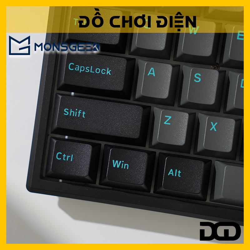 Bàn phím cơ AKKO MonsGeek MG108 Black Cyan
