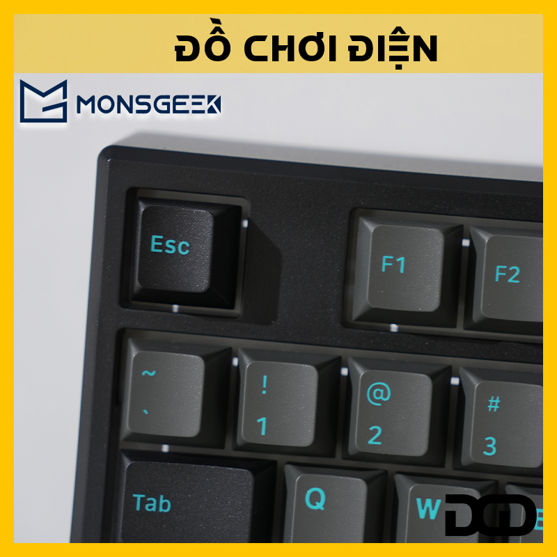Bàn phím cơ AKKO MonsGeek MG108 Black Cyan