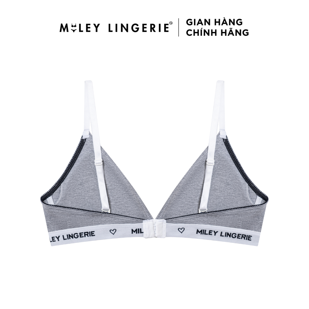 Bộ Đồ Lót Cổ Chữ V Quần Xéo Bright Grey Being Me Miley Lingerie