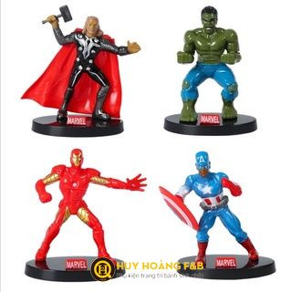 Bộ siêu anh hùng Marvel trang trí bánh