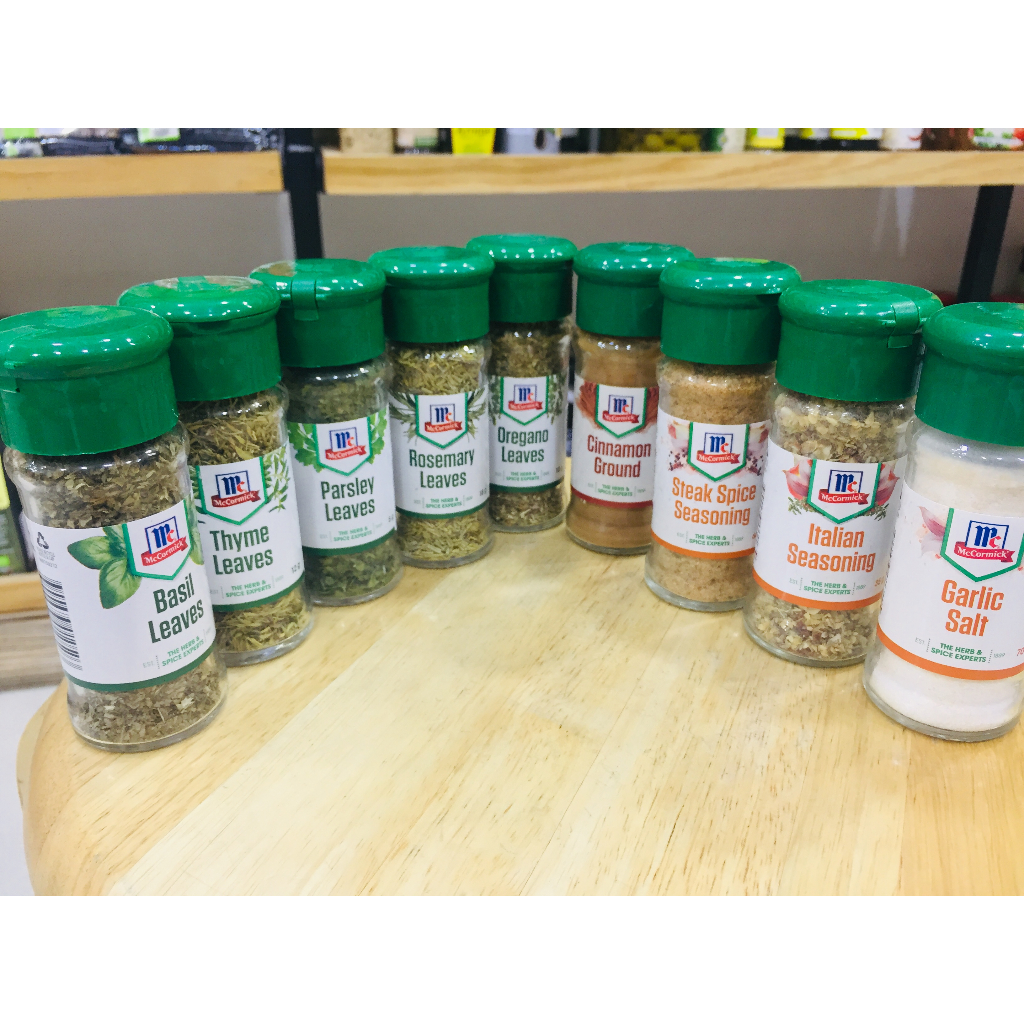 Lá thơm / gia vị  McCormick Nhập Khẩu Mỹ [chính hãng] -oregano Cinamon  thyme parsley  Cumin italian seasoning