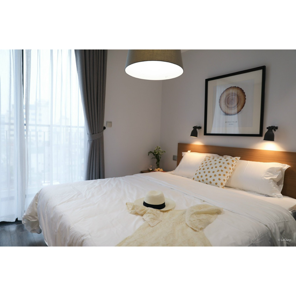 LOBE vỏ gối trắng khách sạn 5 sao Cotton T400 100% hàng dự án