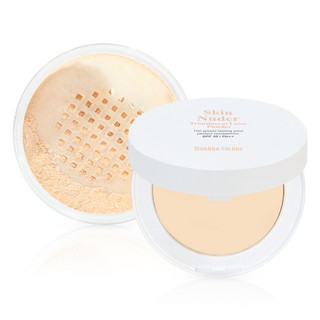 Phấn phủ kiềm dầu 2 trong 1 Sivanna Skin Nuder Translucents Loose Powder HF1008 - Phấn phủ kiềm dầu 2 tầng
