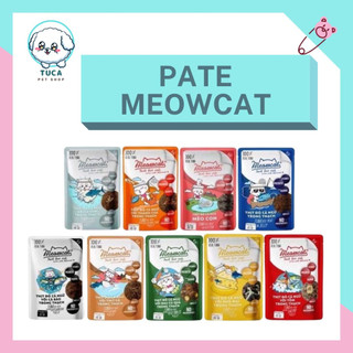 Pate cho mèo - pate mèo meowcat 9 vị cực ngon gói 70gr - tuca pet shop