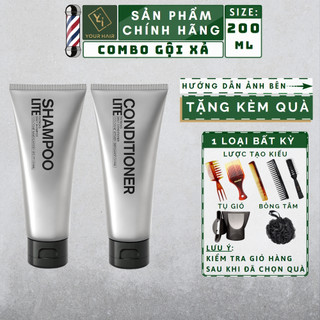 Dầu gội & dầu xả patricks | patricks shampoo lite & conditiner lite - 200ml
