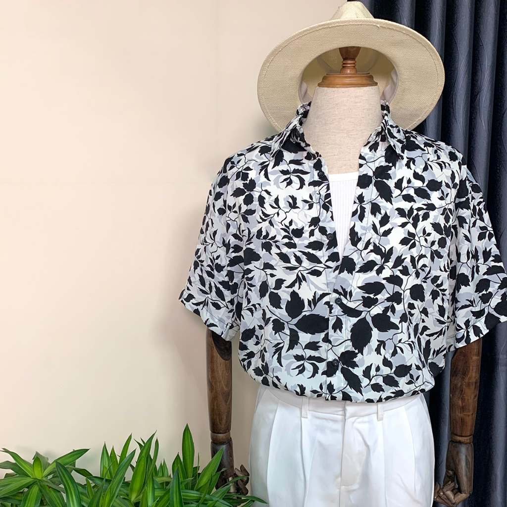 Áo sơ mi FOREST lụa Mango không nhăn -FLO Menswear